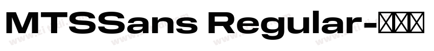 MTSSans Regular字体转换 MTSSans Regular字体转换